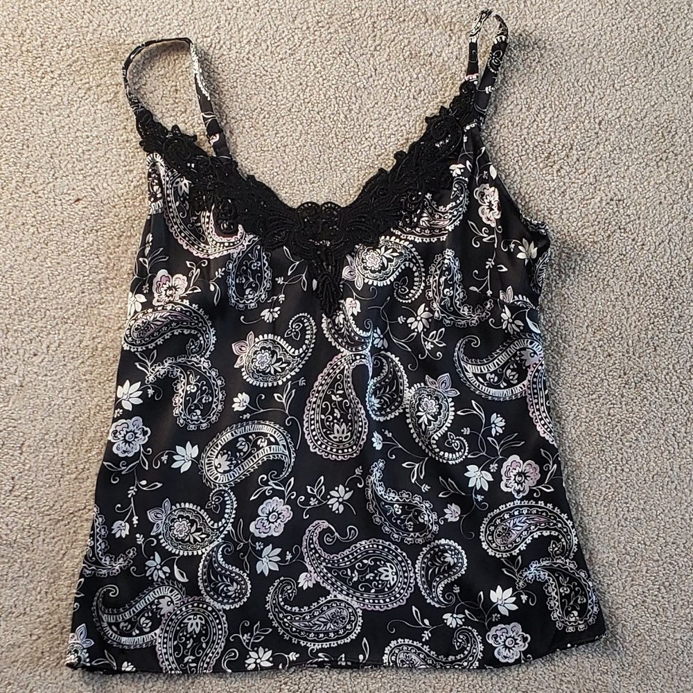 Silk Paisley Camisole
